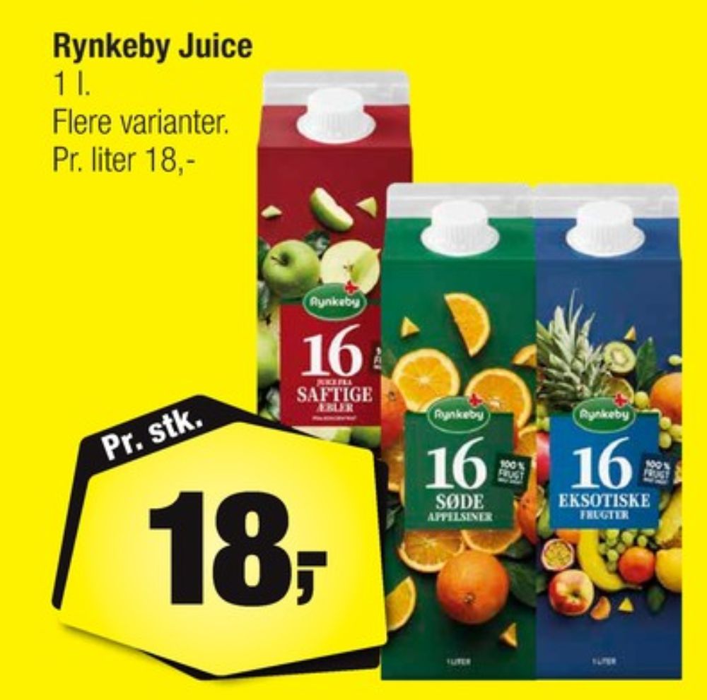 Rynkeby 16 serie, Appelsinjuice Søde