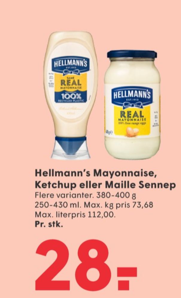 Hellmanns, Ketchup