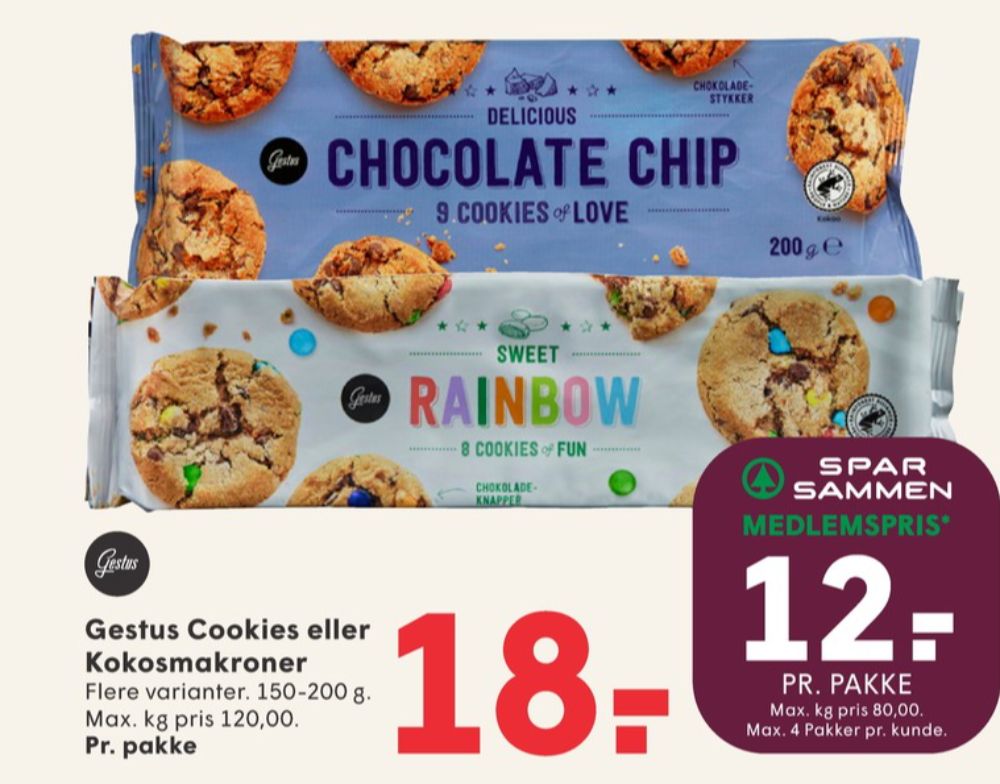 Gestus, Chocolate Chip Cookies