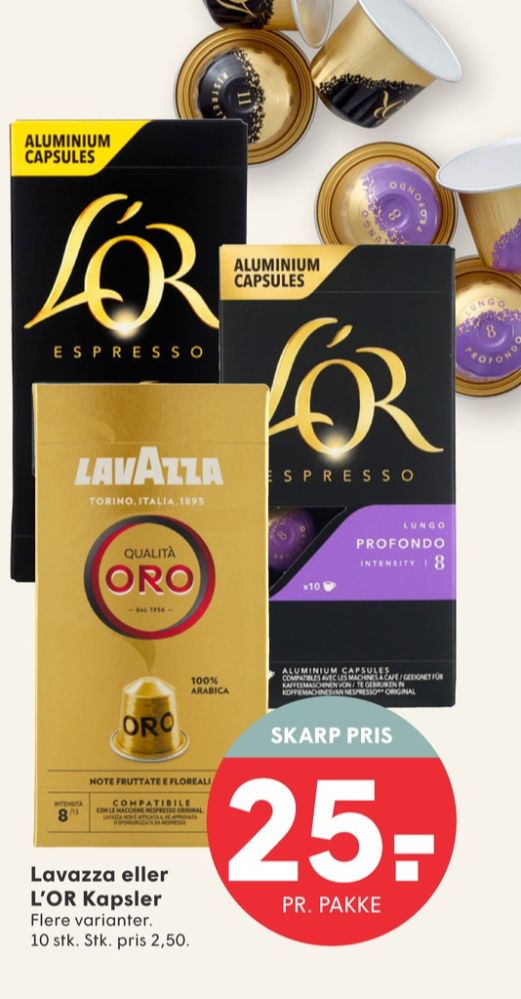 LOR Espresso Lungo Profondo, Kaffekapsler