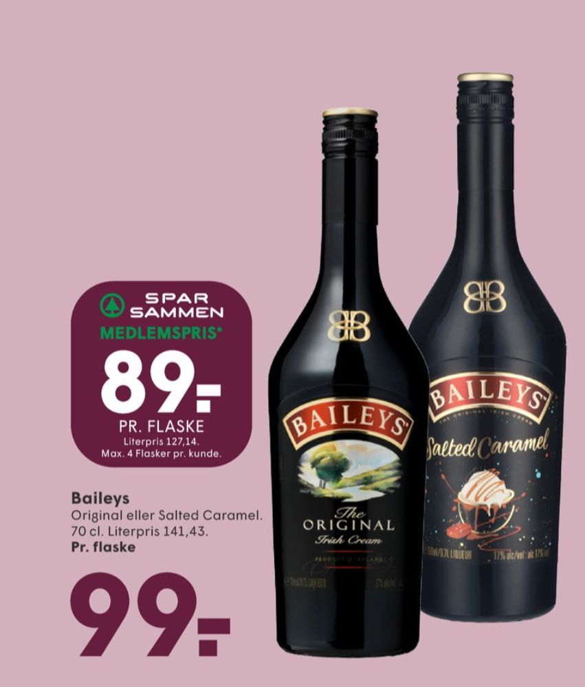 Baileys Salted Caramel, Likør