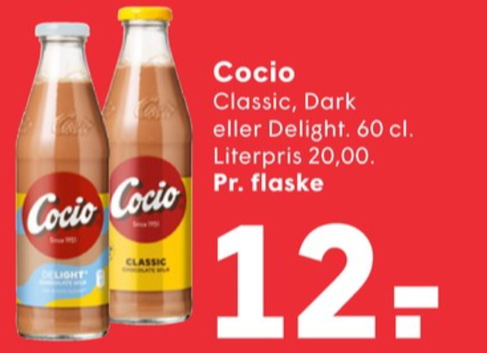 Cocio, Chokolademælk Dark