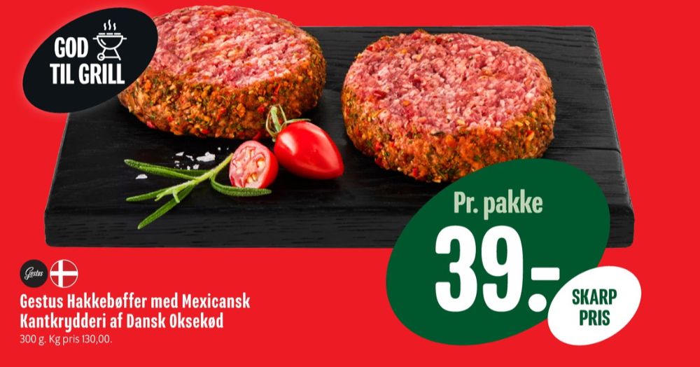 Gestus, Hakkebøffer