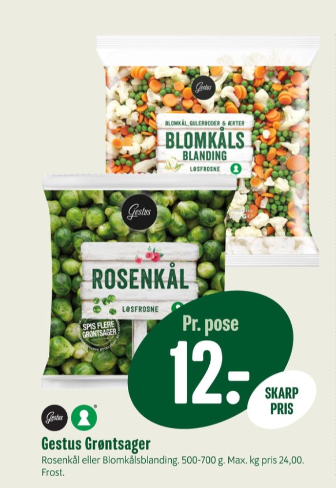 Gestus, Blomkålsblanding