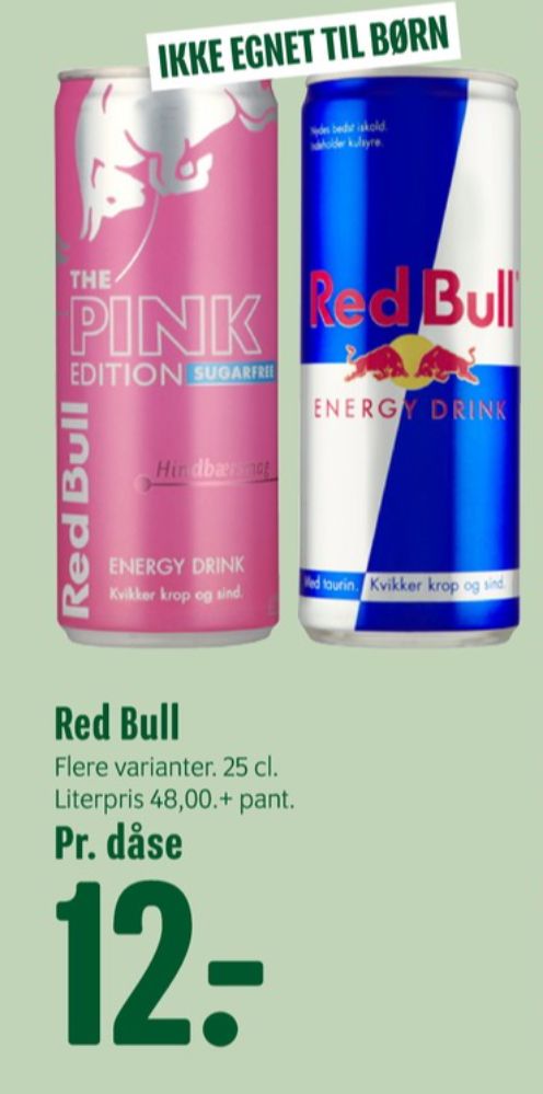 Red Bull The Pink Edition, Energidrik