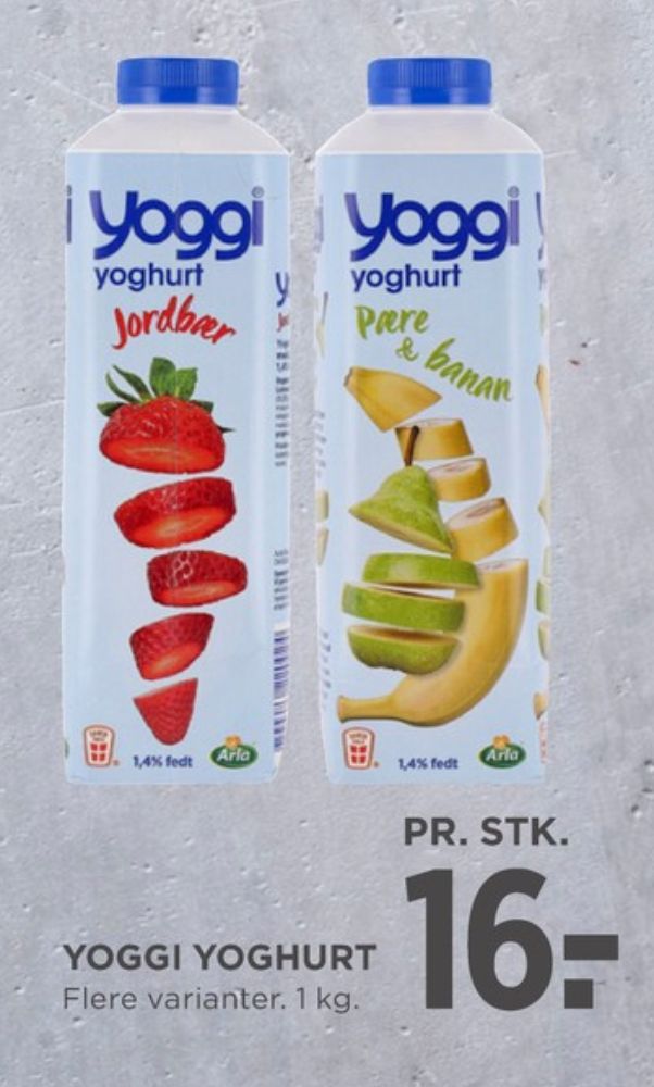 Yoggi, Jordbær Yoghurt 