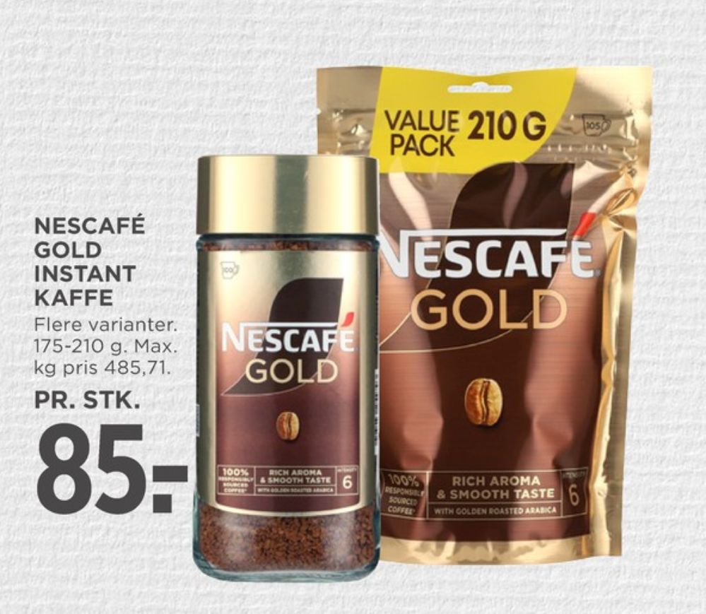 Nescafe Gold, Instant Kaffe