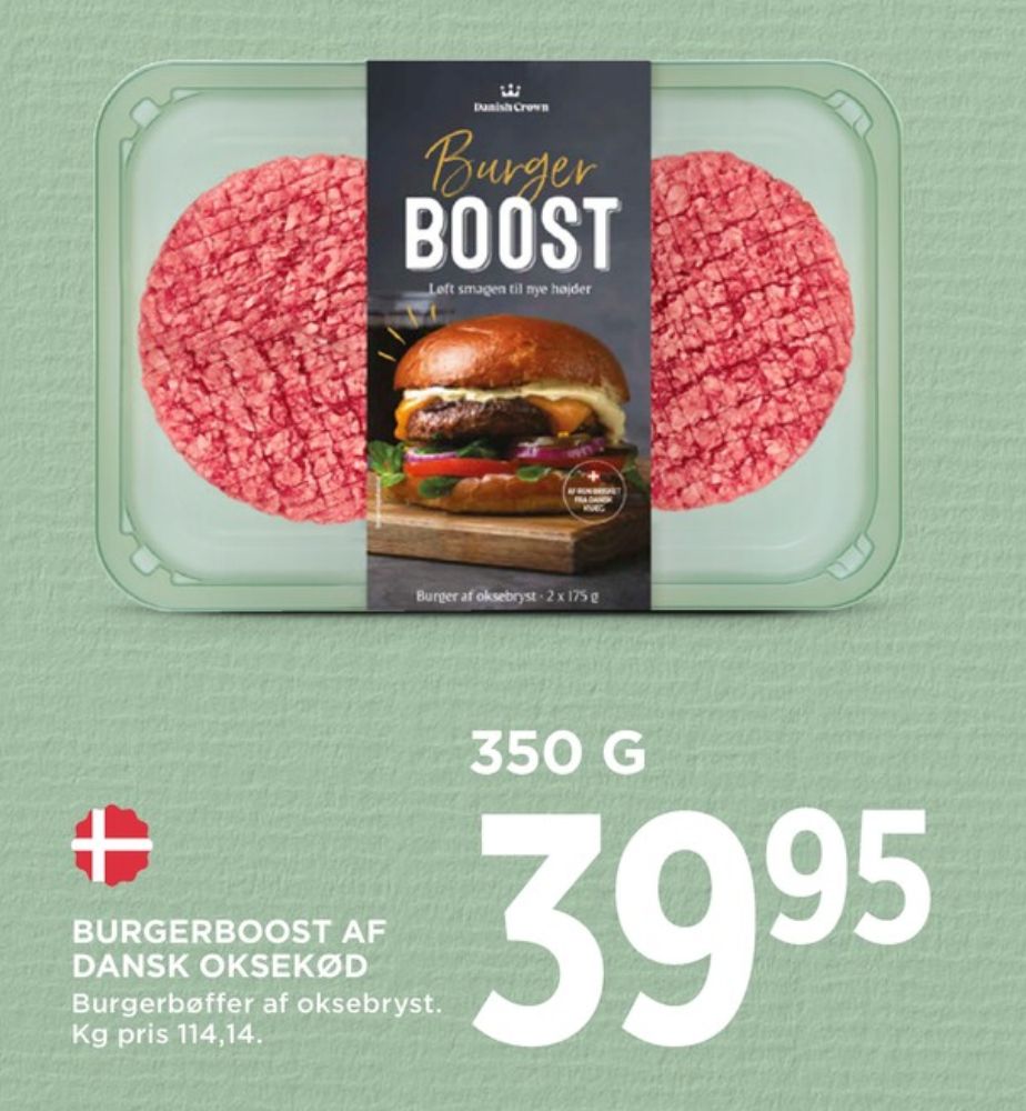 Danish Crown Burger Boost, Hakkebøffer