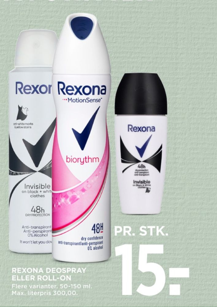 Rexona, Deospray