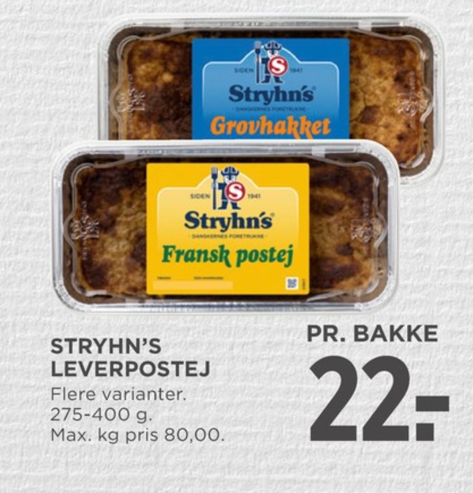 Stryhns Fransk Postej, Leverpostej
