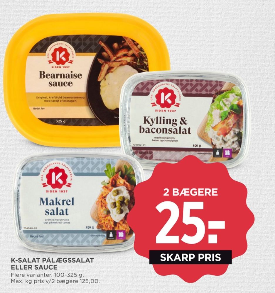 K-salat, Bearnaisesauce