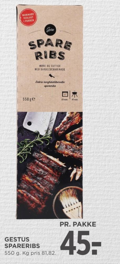 Gestus, Spareribs