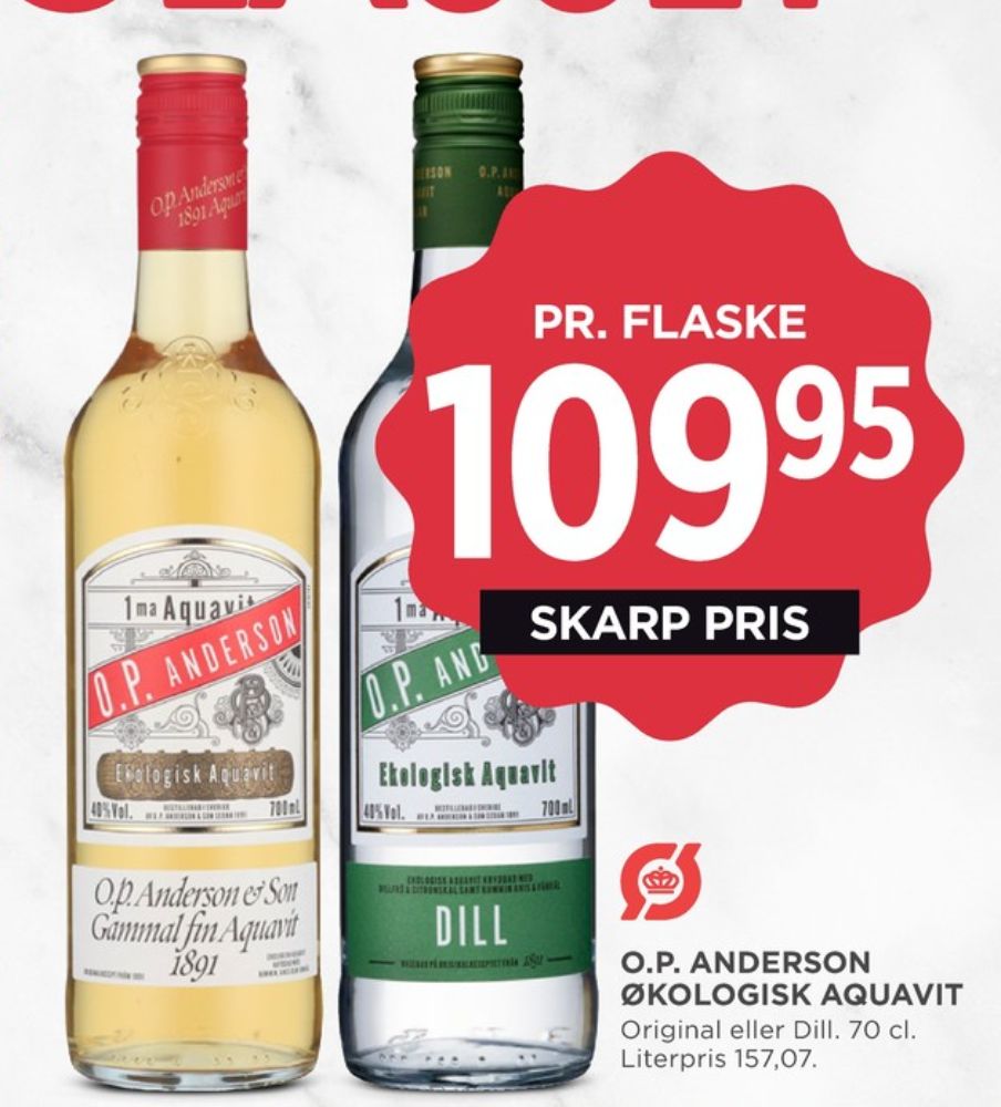 OP Anderson Original, Akvavit