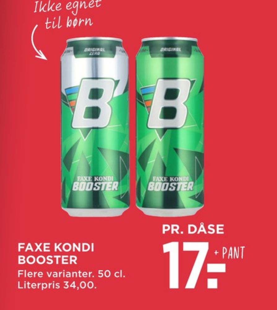 Faxe Kondi Booster , Energidrik