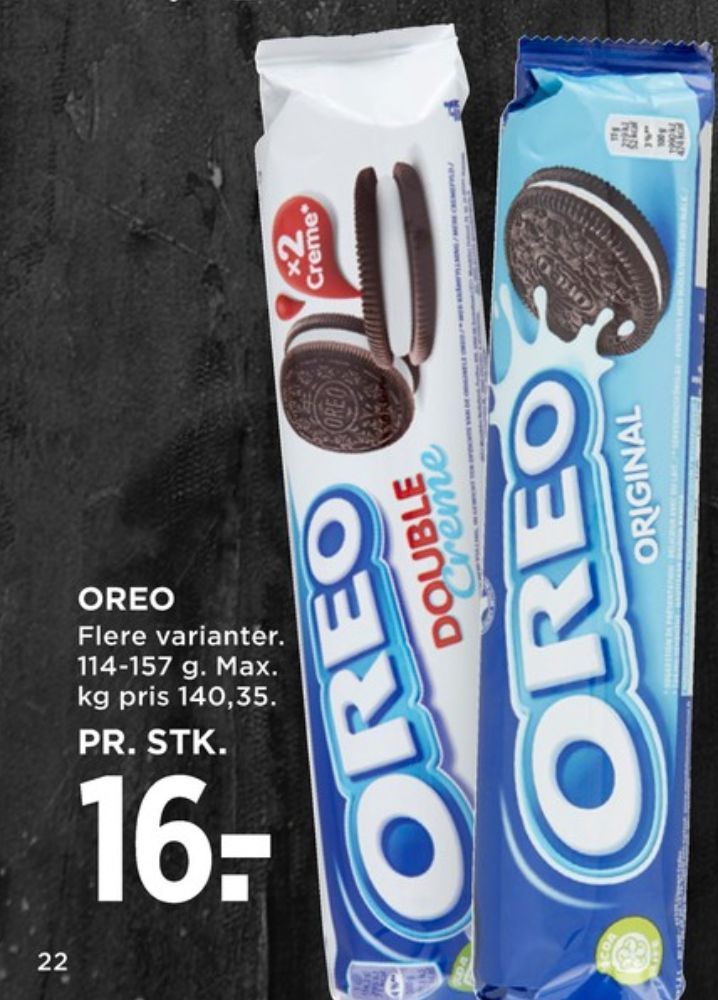 Oreo, Oreo Double Creme Kiks