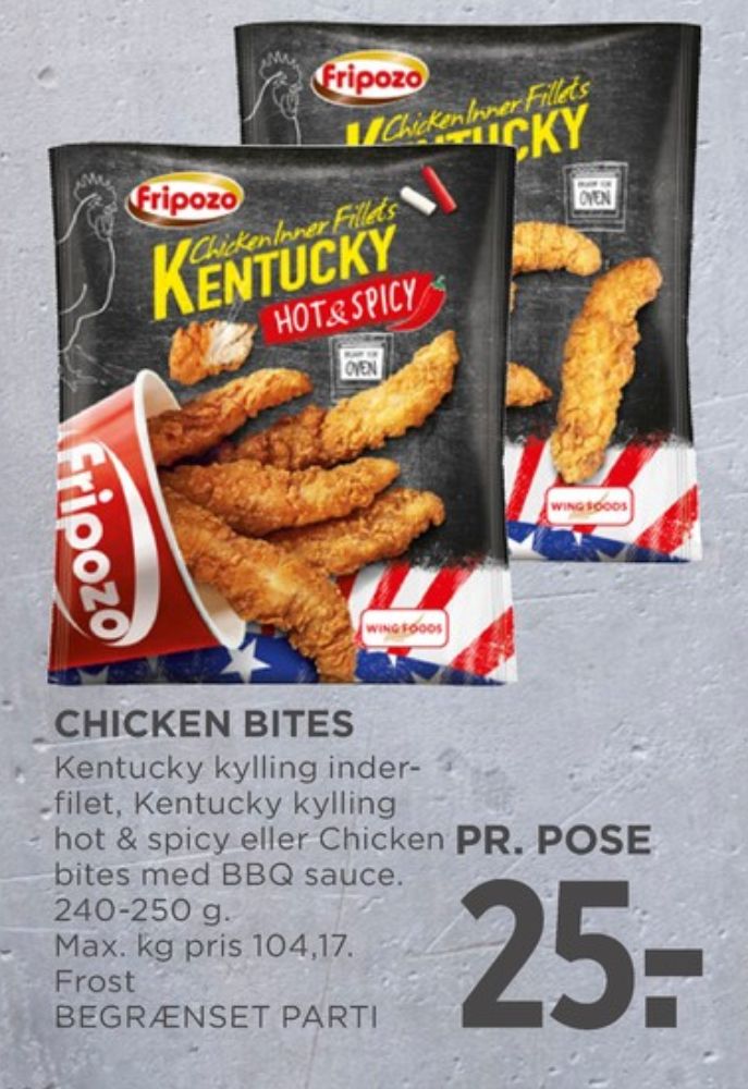 Fripozo, Kentucky Kylling Hot & Spicy