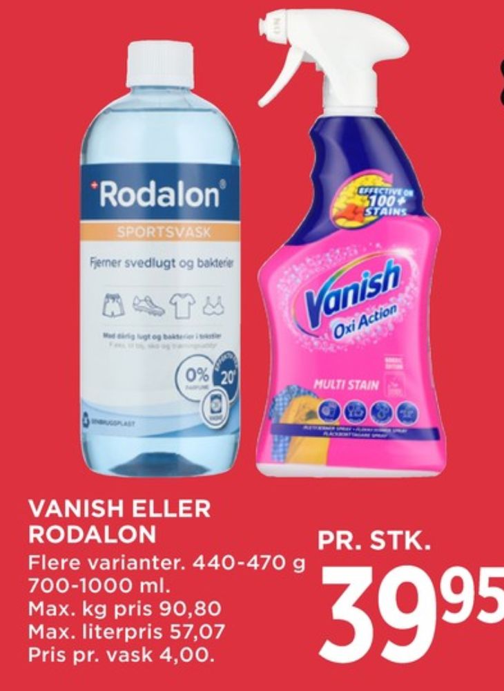Rodalon, Vaskemiddel-flydende