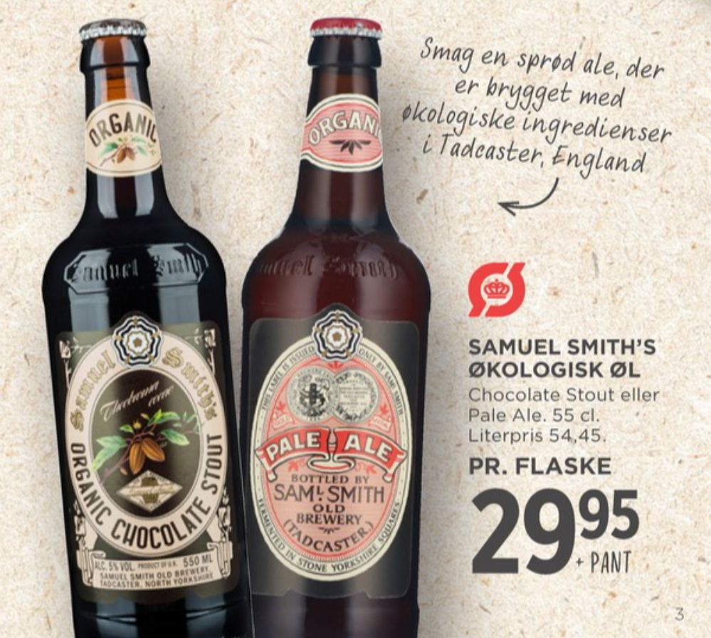 Samuel Smith Pale Ale, Specialøl