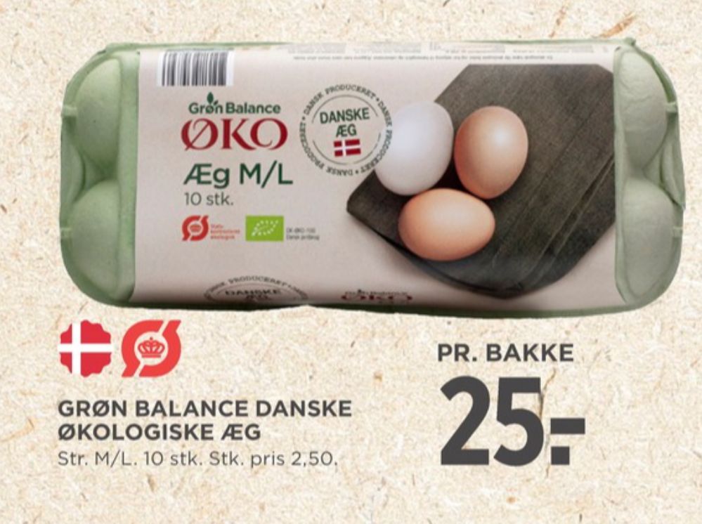 Grøn Balance, Øko Æg M/L