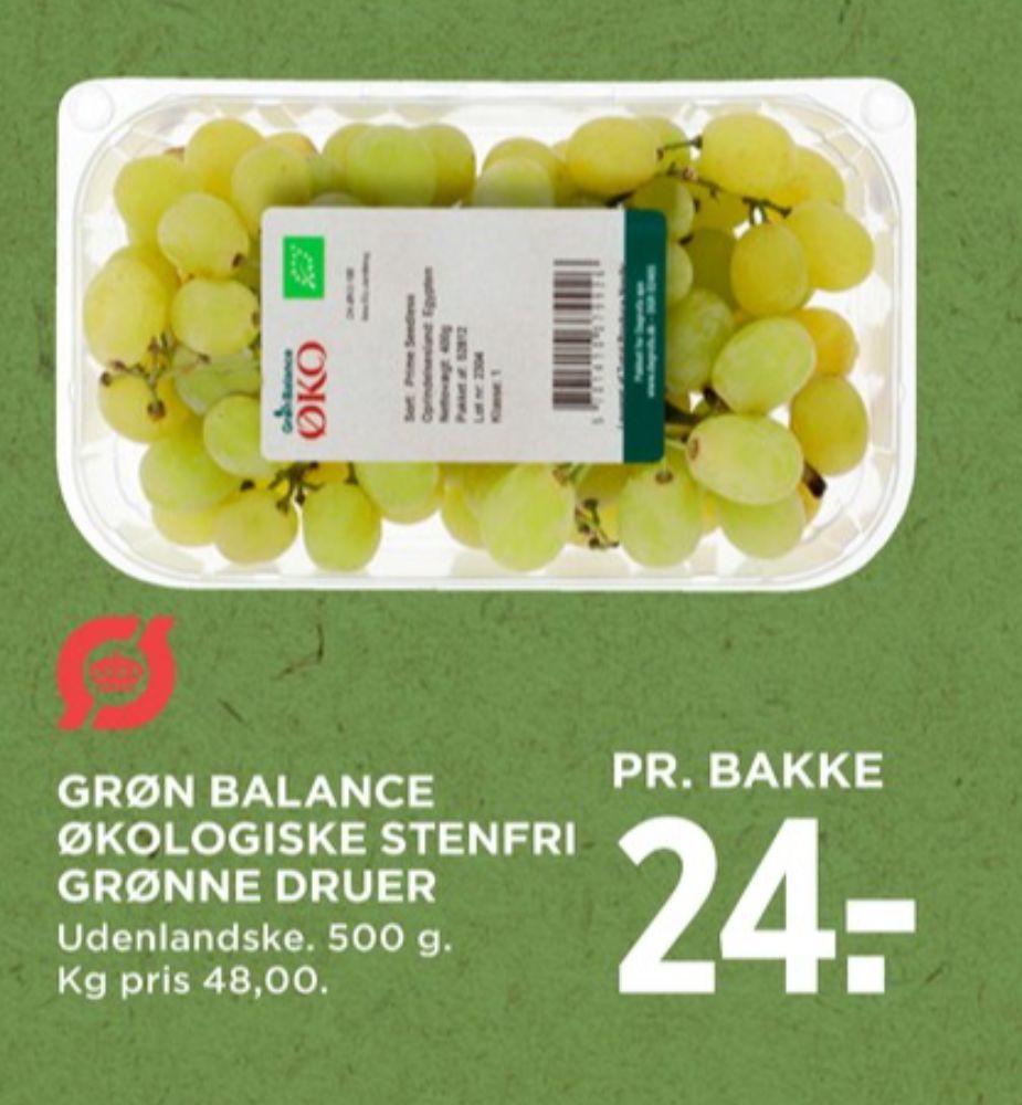Grøn Balance, Vindruer