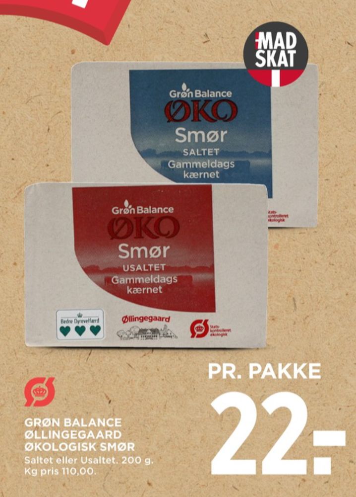 Grøn Balance Øllingegaard, Smør Saltet