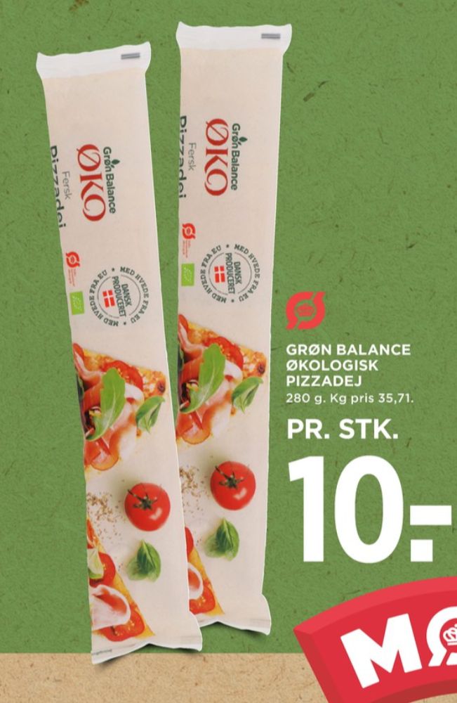 Grøn Balance, Pizzadej