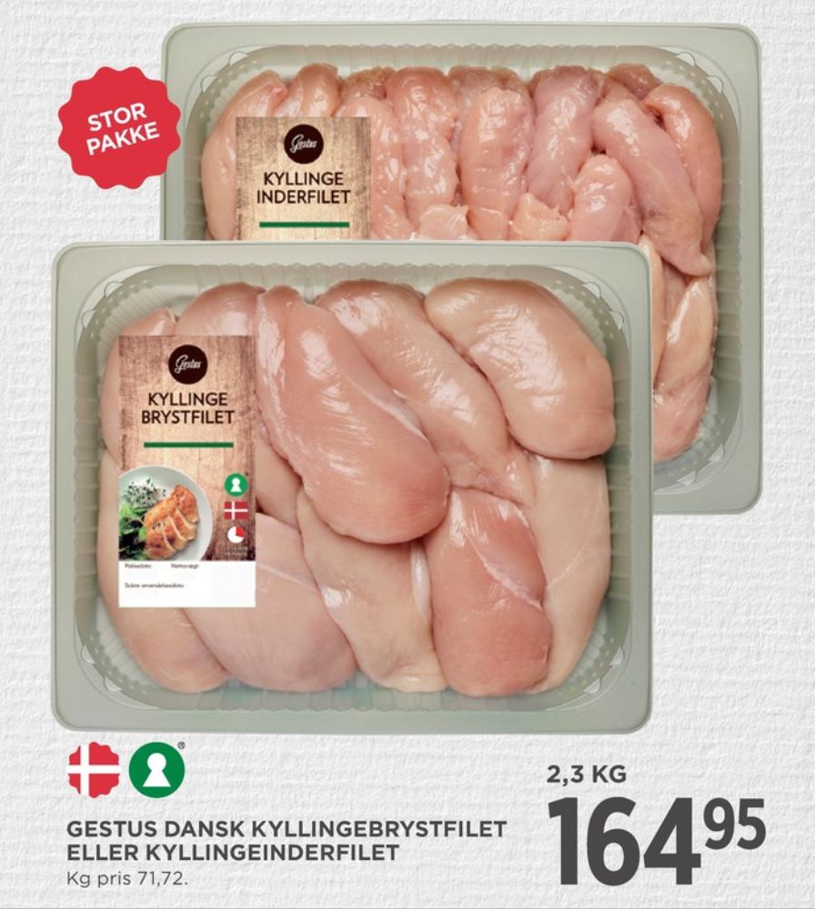 Gestus, Kyllingebrystfilet