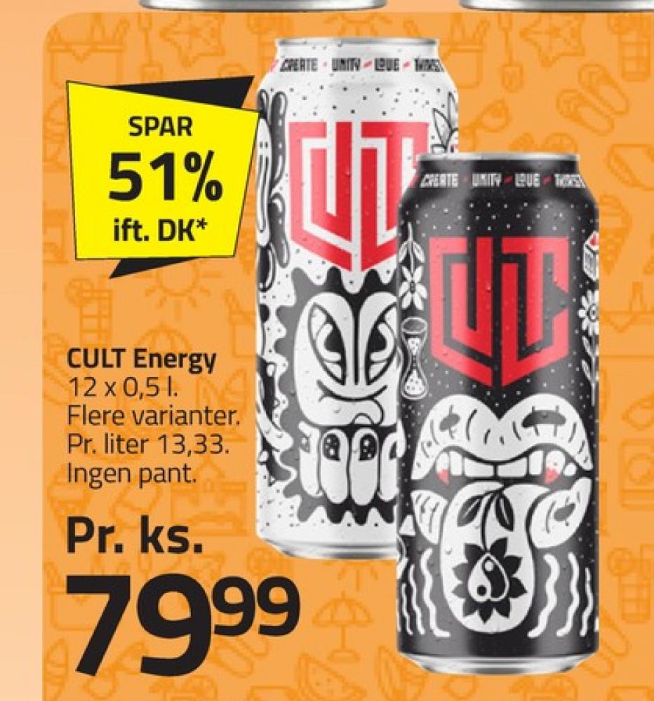 Cult Energy, Energidrik 12 pk.