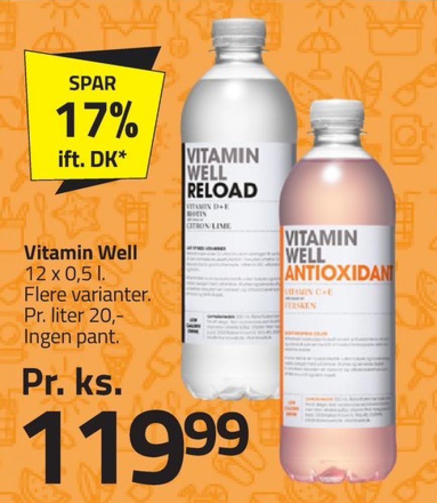 Vitamin Well Antioxidant Fersken, Vitamindrik