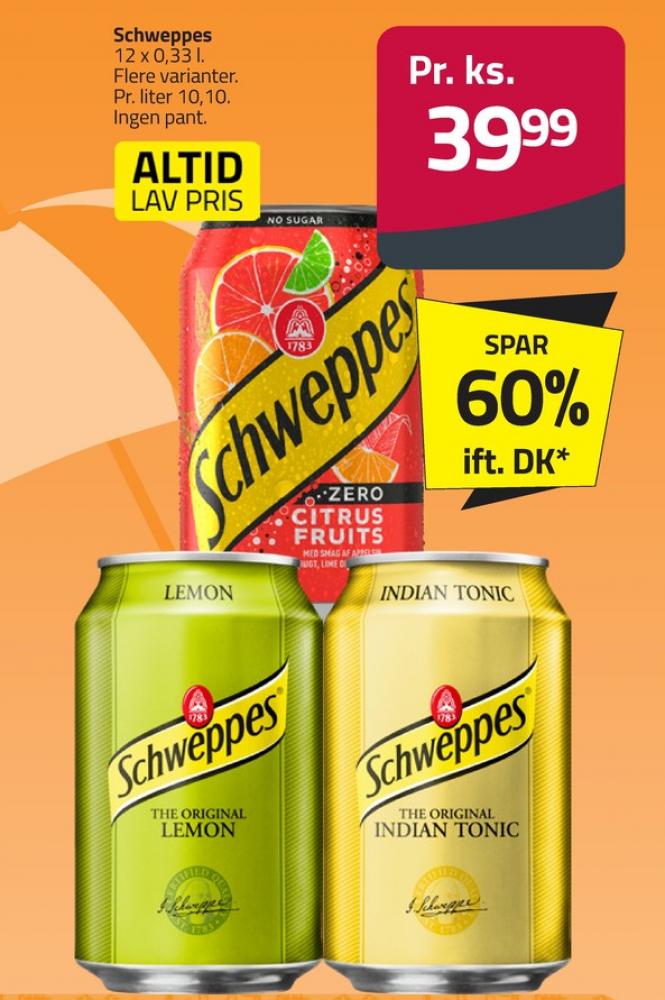 Schweppes Lemon, Lemonsodavand