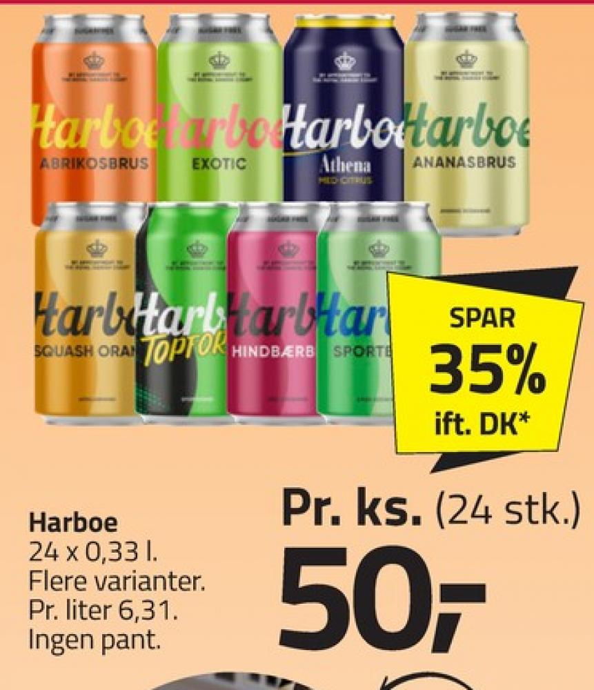 Harboe Topform, Sportssodavand 24 pk.