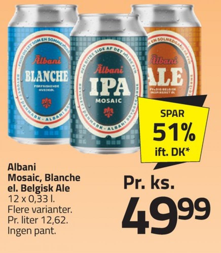 Albani Mosaic IPA, Specialøl 12 pk.