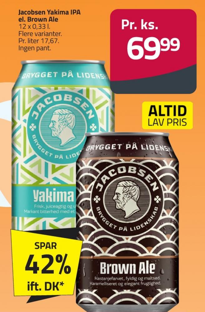 Jacobsen Brown Ale, Specialøl 12 pk.