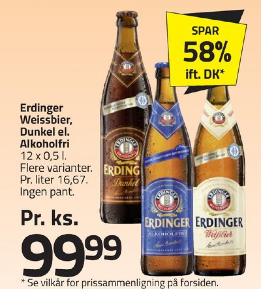 Erdinger, Øl - Alkoholfri 12 pk.