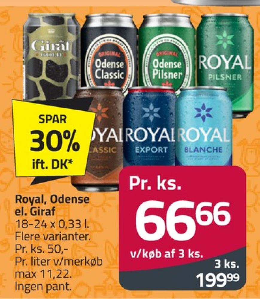 Royal Pilsner, Øl 24 pk.