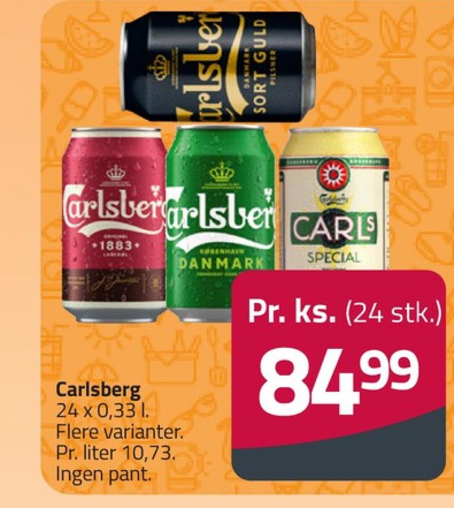 Carlsberg Sort guld, Øl 24 pk.