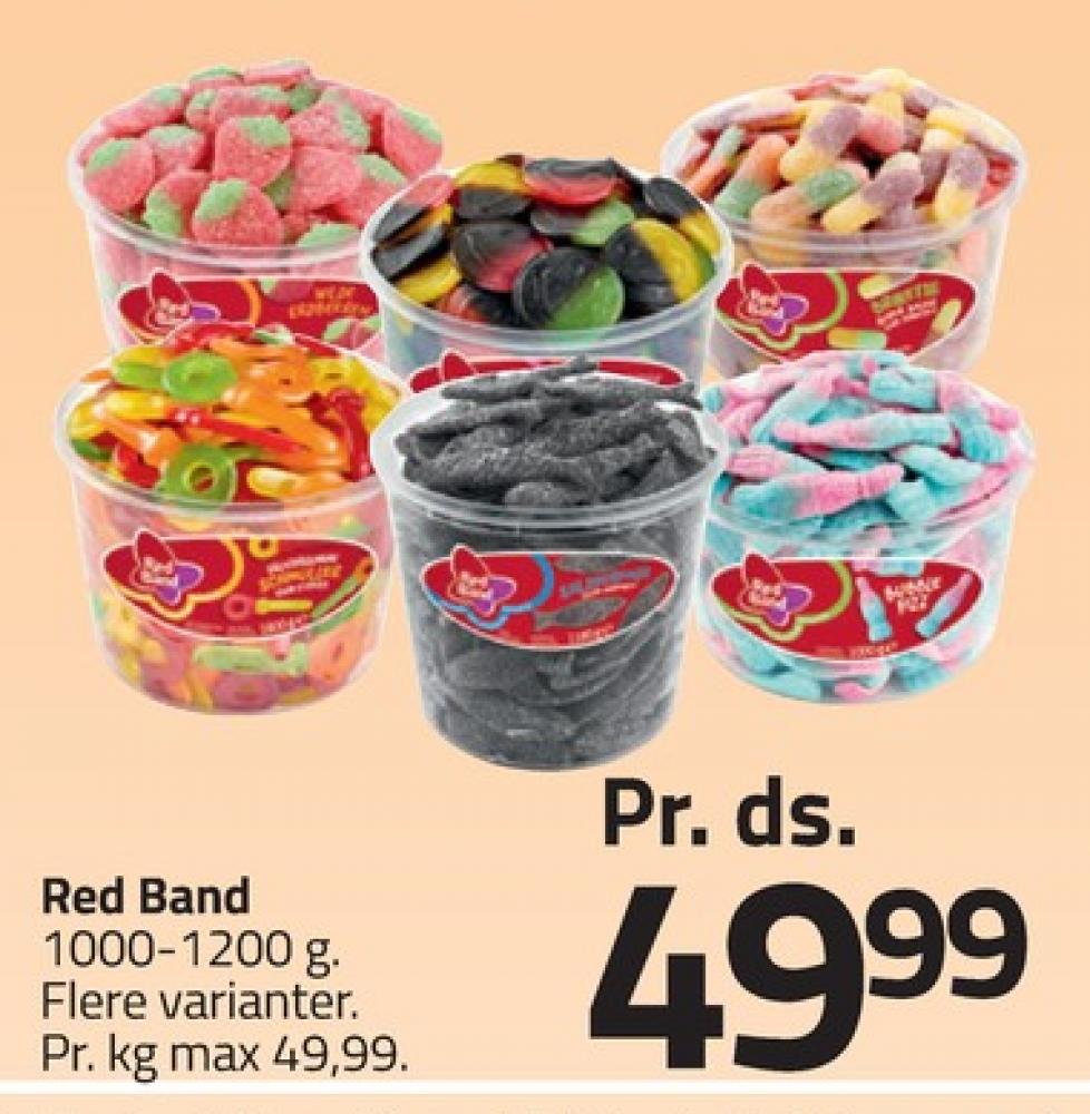 Red Band Fruchtgummi Smile, Slikbøtter