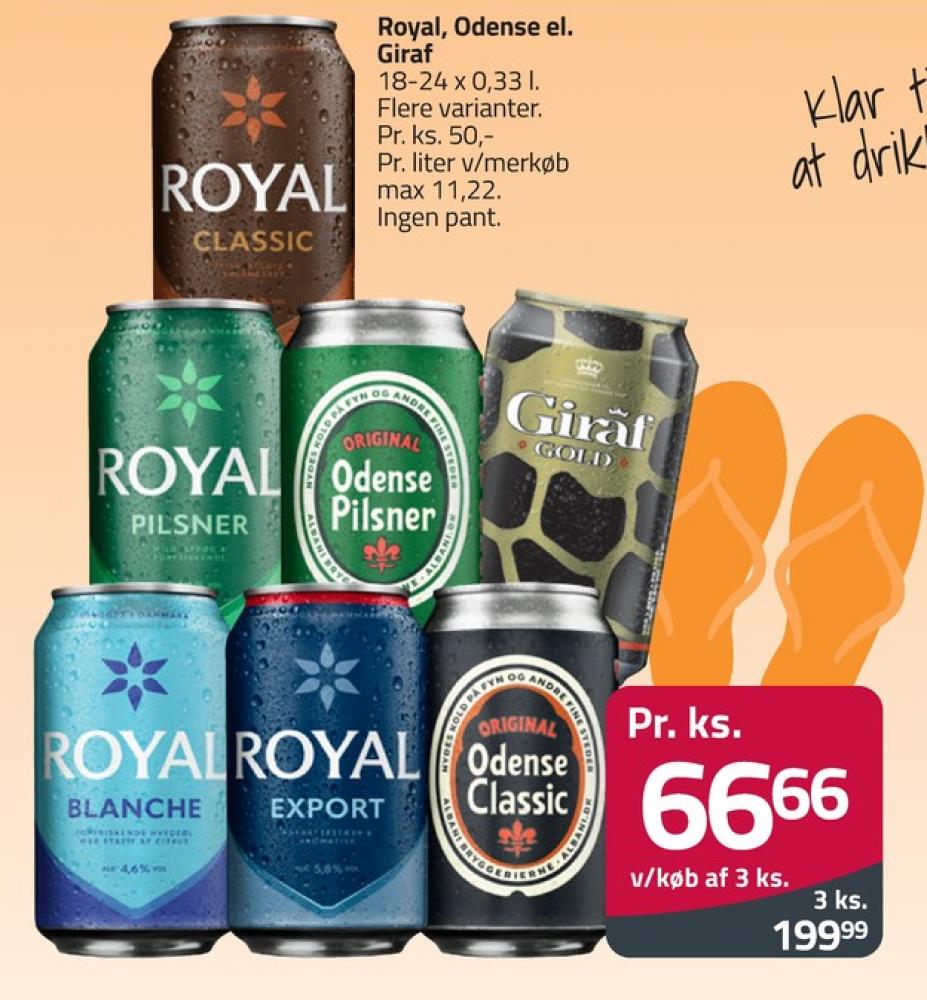 Royal Pilsner, Øl 24 pk.
