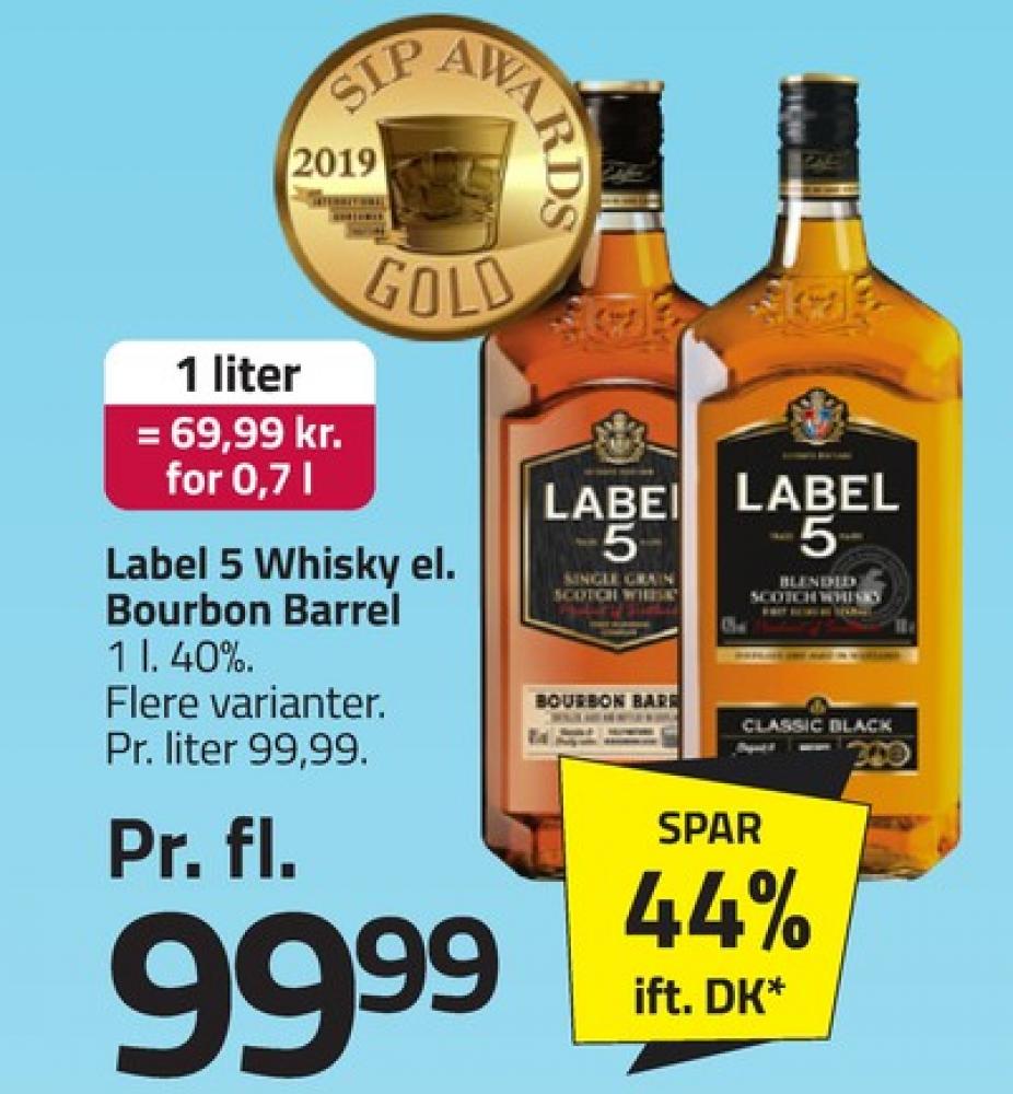 Label 5 Classic Black, Whisky