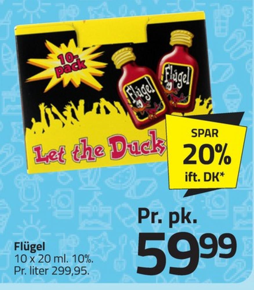Flügel Let the Duck out!, Shots