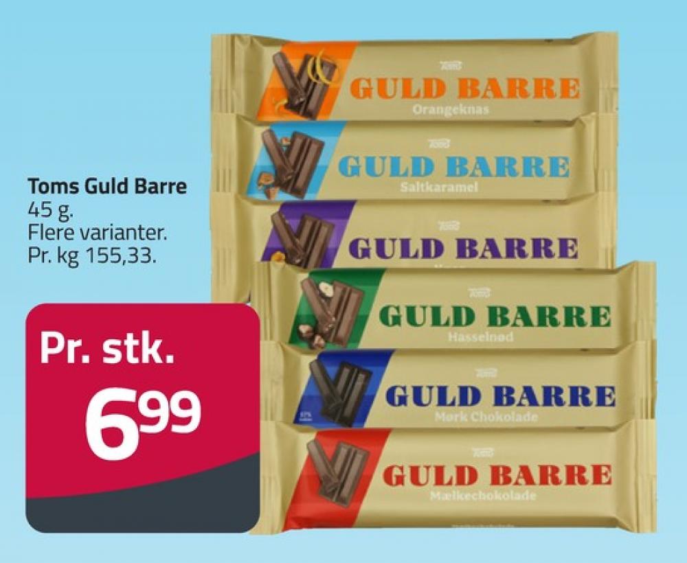 Toms Guldbarre, Chokoladebar Orangeknas