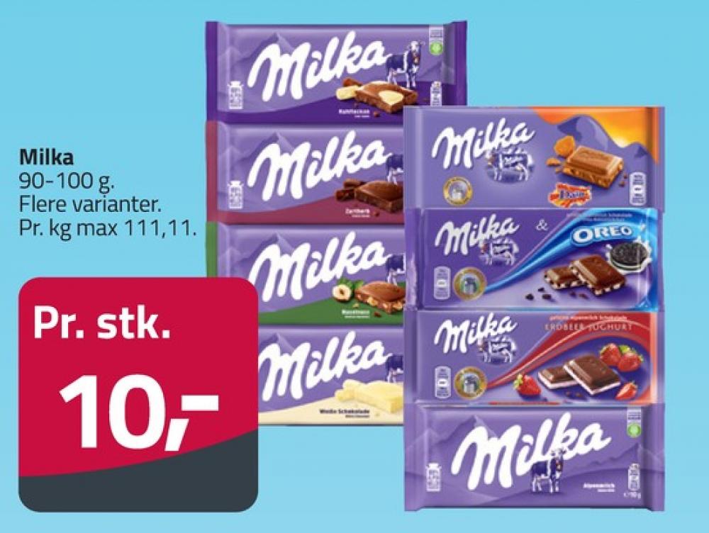 Milka Daim, Chokoladeplade 