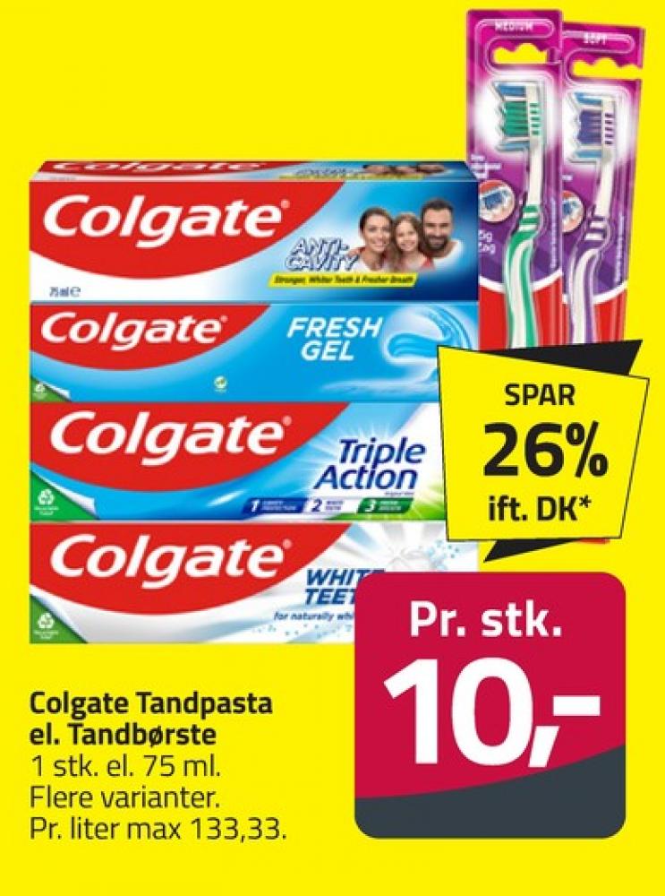 Colgate, Tandbørste