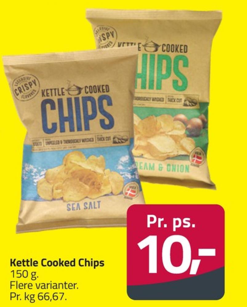 Kettle Cooked Chips, Sea Salt Chips