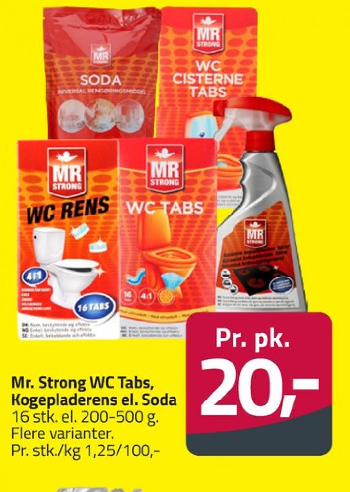 Mr Strong, WC-rens
