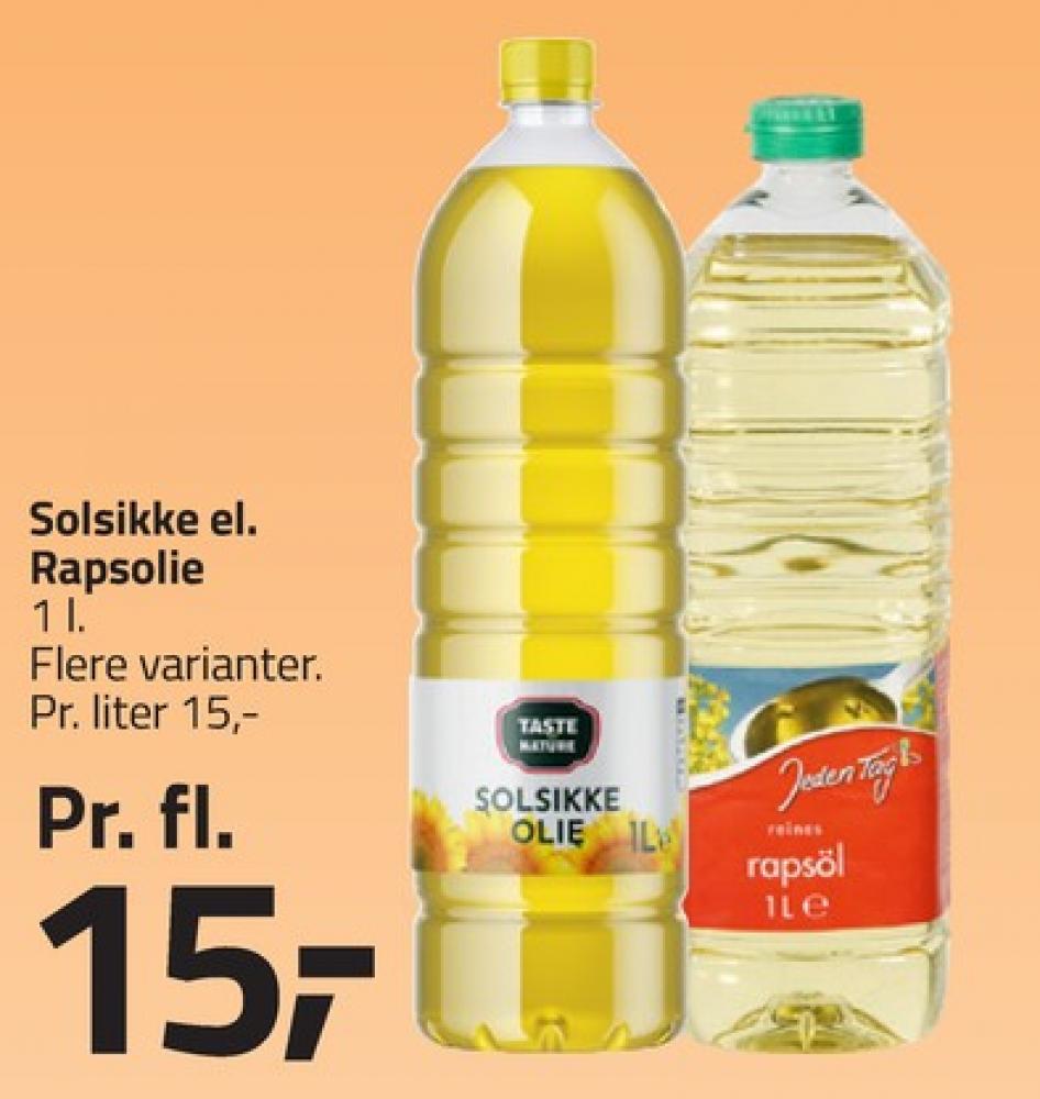 Jeden Tag, Rapsolie