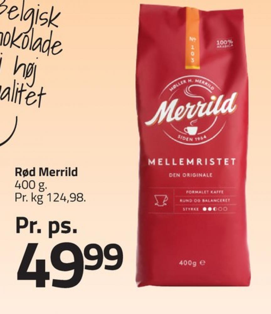 Merrild Mellemristet, Kaffe Formalet