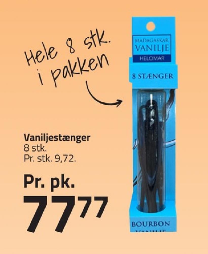 Helomar, Vaniljestang