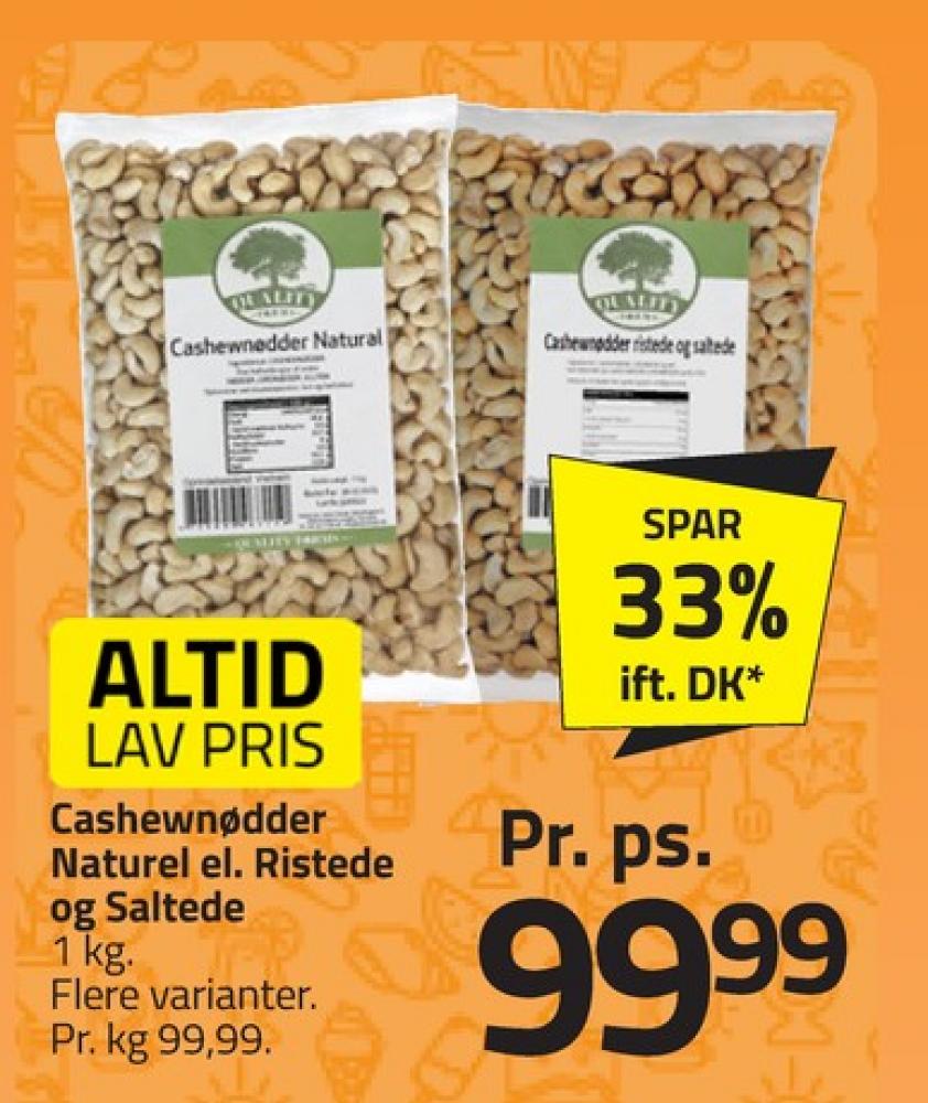 Quality Farms, Cashewnødder Natural