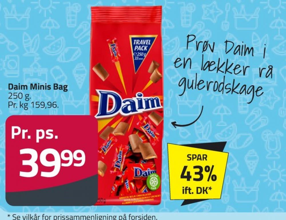 Daim, Chokolade